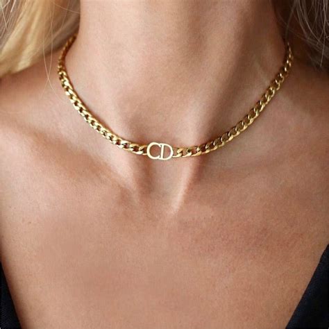 dior petit cd choker necklace|Dior choker necklace price.